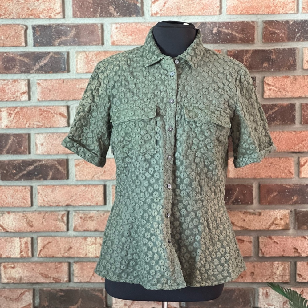 Banana Republic Embroidered Top